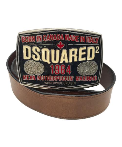 DSQUARED2（ディースクエアード）DSQUARED2 (ディースクエアード) ベルト ブラウンの古着・服飾アイテム