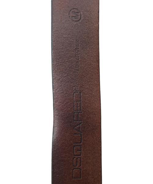 DSQUARED2（ディースクエアード）DSQUARED2 (ディースクエアード) ベルト ブラウンの古着・服飾アイテム