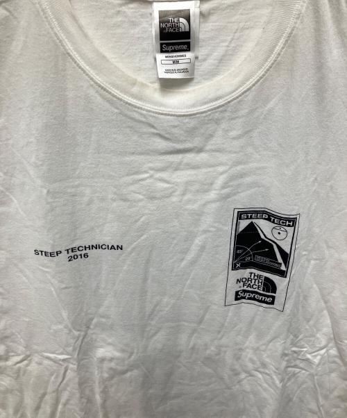 SUPREME（シュプリーム）Supreme (シュプリーム) THE NORTH FACE (ザ ノース フェイス) 半袖カットソー ホワイト サイズ:Mの古着・服飾アイテム