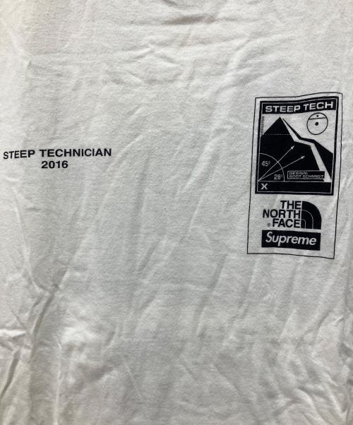 SUPREME（シュプリーム）Supreme (シュプリーム) THE NORTH FACE (ザ ノース フェイス) 半袖カットソー ホワイト サイズ:Mの古着・服飾アイテム