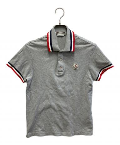 MONCLER(モンクレール)グレー ポロシャツ Mサイズ 中古・古着通販】MONCLER (モンクレール) ポロシャツ グレー サイズ:S