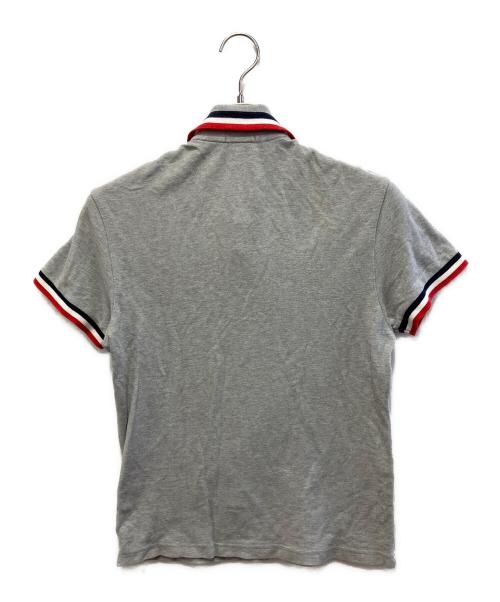 MONCLER（モンクレール）MONCLER (モンクレール) ポロシャツ グレー サイズ:Sの古着・服飾アイテム