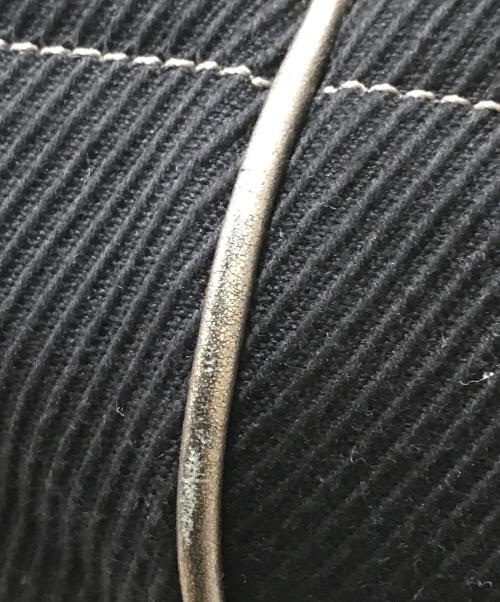 BURBERRY BLUE LABEL（バーバリーロンドンブルーレーベル）BURBERRY BLUE LABEL (バーバリーロンドンブルーレーベル) トートバッグ ブラック×シルバーの古着・服飾アイテム