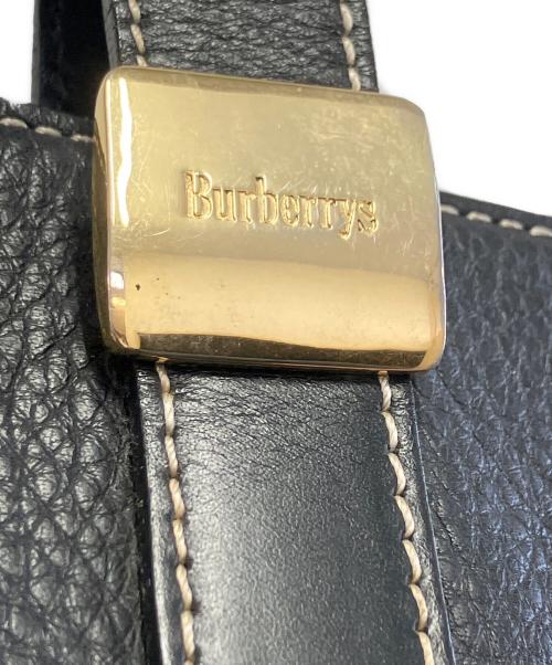 Burberry's（バーバリー）Burberry's (バーバリーズ) レザートートバッグ ブラックの古着・服飾アイテム