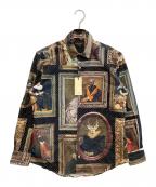 PAUL SMITHポールスミス）の古着「柄シャツ」｜ブラウン