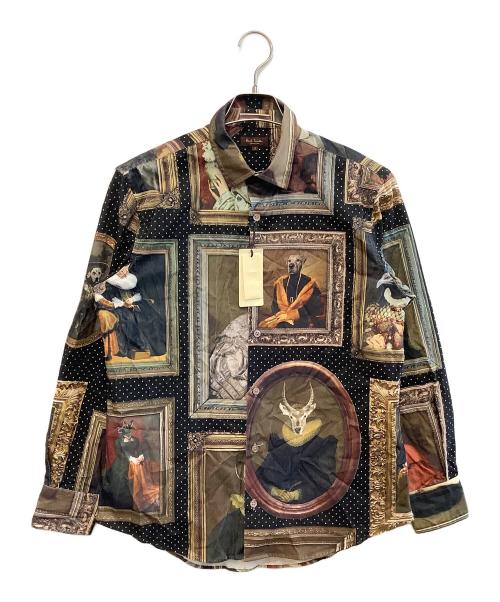PAUL SMITH（ポールスミス）Paul Smith (ポールスミス) 柄シャツ ブラウン サイズ:S 未使用品の古着・服飾アイテム