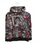 PAUL SMITHポールスミス）の古着「パーカー」｜グレー×レッド