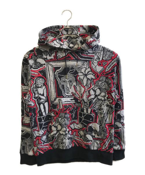 PAUL SMITH（ポールスミス）Paul Smith (ポールスミス) パーカー グレー×レッド サイズ:Mの古着・服飾アイテム