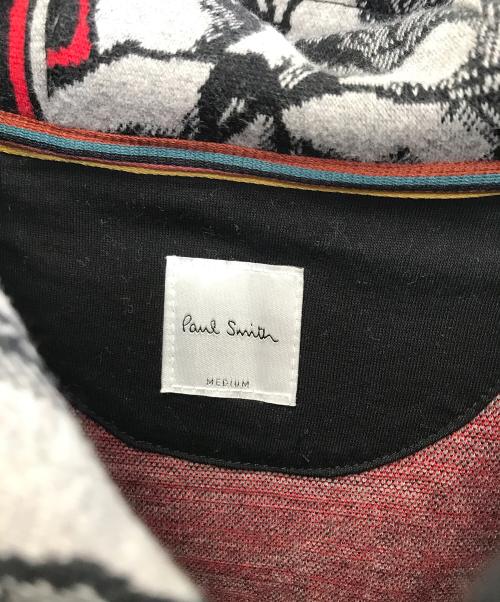 PAUL SMITH（ポールスミス）Paul Smith (ポールスミス) パーカー グレー×レッド サイズ:Mの古着・服飾アイテム