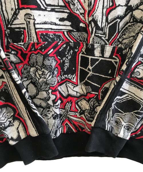 PAUL SMITH（ポールスミス）Paul Smith (ポールスミス) パーカー グレー×レッド サイズ:Mの古着・服飾アイテム