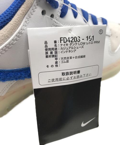 NIKE（ナイキ）NIKE (ナイキ) スニーカー ホワイト×ブルー サイズ:27.5の古着・服飾アイテム