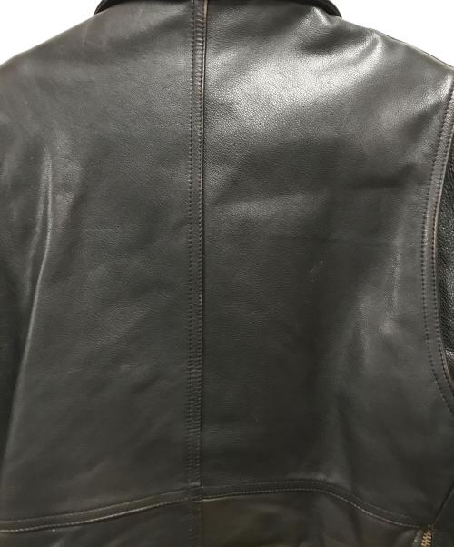 KADOYA（カドヤ）KADOYA (カドヤ) ダブルライダースジャケット ブラック サイズ:46の古着・服飾アイテム