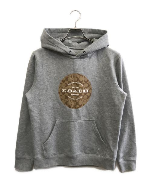 COACH（コーチ）COACH (コーチ) パーカー グレー サイズ:Sの古着・服飾アイテム