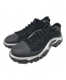 adidas×RAF SIMONS（アディダス×ラフシモンズ）の古着「ローカットスニーカー」｜ブラック