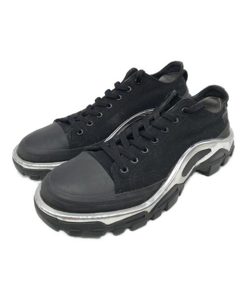 adidas（アディダス）adidas (アディダス) RAF SIMONS (ラフシモンズ) ローカットスニーカー ブラック サイズ:28の古着・服飾アイテム