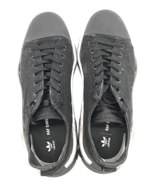 adidas（アディダス）adidas (アディダス) RAF SIMONS (ラフシモンズ) ローカットスニーカー ブラック サイズ:28の古着・服飾アイテム