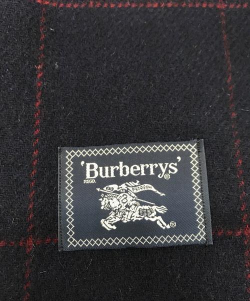 Burberry's（バーバリー）Burberry's (バーバリーズ) マフラー ネイビーの古着・服飾アイテム