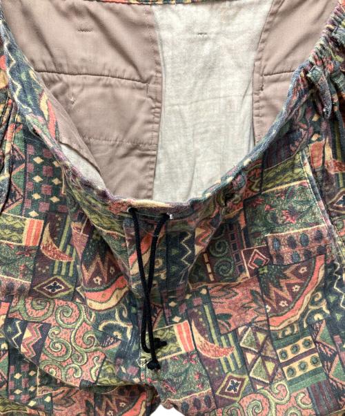 YOHJI YAMAMOTO（ヨウジヤマモト）YOHJI YAMAMOTO (ヨウジヤマモト) 総柄イージーパンツ マルチカラー サイズ:3の古着・服飾アイテム