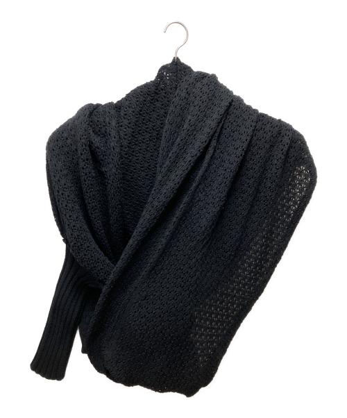 Y's（ワイズ）Y's (ワイズ) 変形ポンチョ ブラック サイズ:3の古着・服飾アイテム