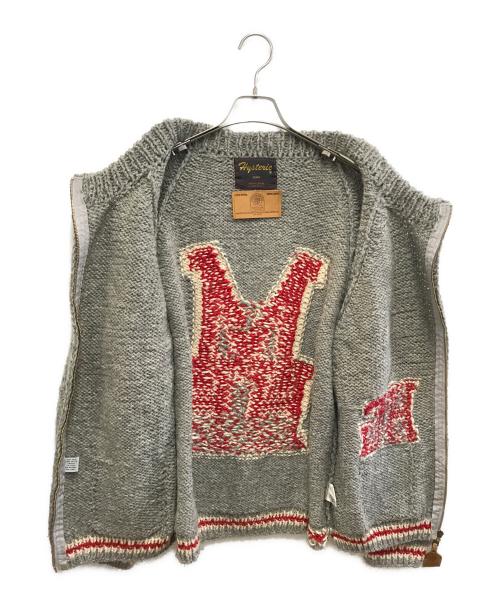 hysterics（ヒステリックス）hysterics (ヒステリックス) カウチンニット グレー サイズ:Mの古着・服飾アイテム