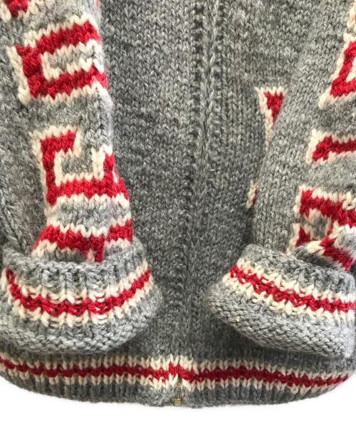 hysterics（ヒステリックス）hysterics (ヒステリックス) カウチンニット グレー サイズ:Mの古着・服飾アイテム