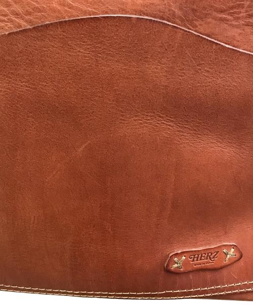 Herz（ヘルツ）Herz (ヘルツ) ショルダーボストンバッグL ブラウンの古着・服飾アイテム