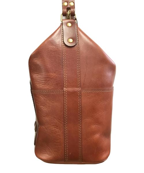 Herz（ヘルツ）Herz (ヘルツ) ショルダーボストンバッグL ブラウンの古着・服飾アイテム