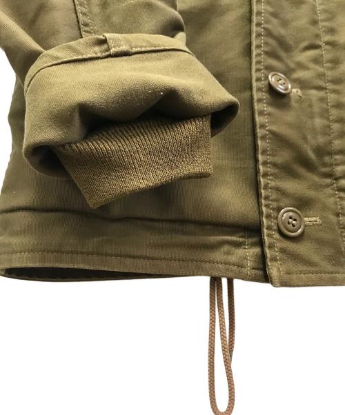COOTIE PRODUCTIONS（クーティープロダクツ）COOTIE PRODUCTIONS (クーティープロダクツ) N1デッキジャケット オリーブ サイズ:Lの古着・服飾アイテム