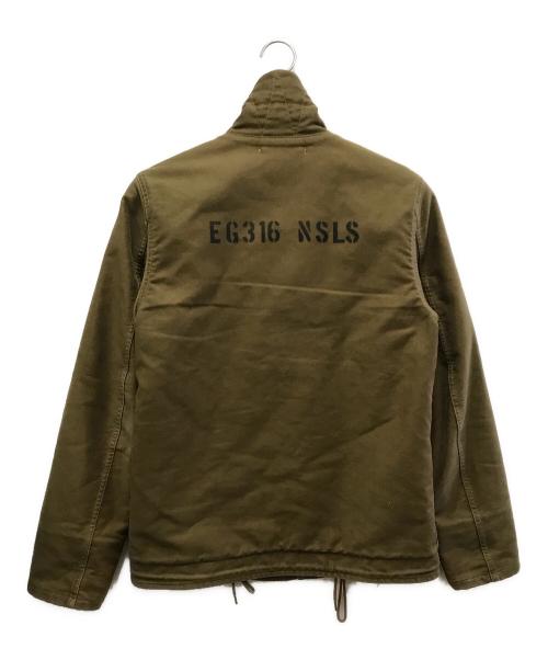 COOTIE PRODUCTIONS（クーティープロダクツ）COOTIE PRODUCTIONS (クーティープロダクツ) N1デッキジャケット オリーブ サイズ:Lの古着・服飾アイテム