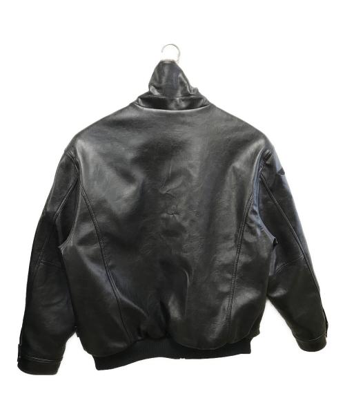 ACUSA JEANS（アクサジーンズ）ACUSA JEANS (アクサジーンズ) レザージャケット ブラック サイズ:XLの古着・服飾アイテム