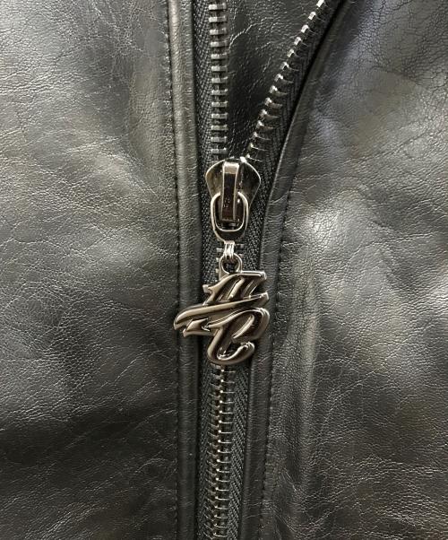 ACUSA JEANS（アクサジーンズ）ACUSA JEANS (アクサジーンズ) レザージャケット ブラック サイズ:XLの古着・服飾アイテム