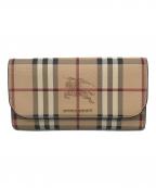 BURBERRYバーバリー）の古着「2つ折り財布」｜ベージュ