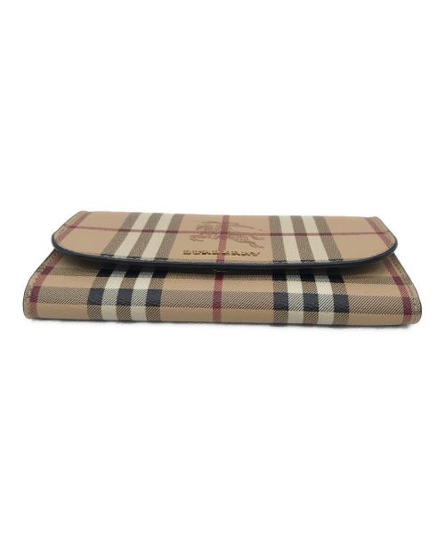 BURBERRY（バーバリー）BURBERRY (バーバリー) 2つ折り財布 ベージュの古着・服飾アイテム