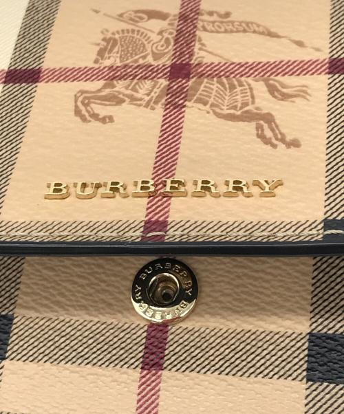 BURBERRY（バーバリー）BURBERRY (バーバリー) 2つ折り財布 ベージュの古着・服飾アイテム