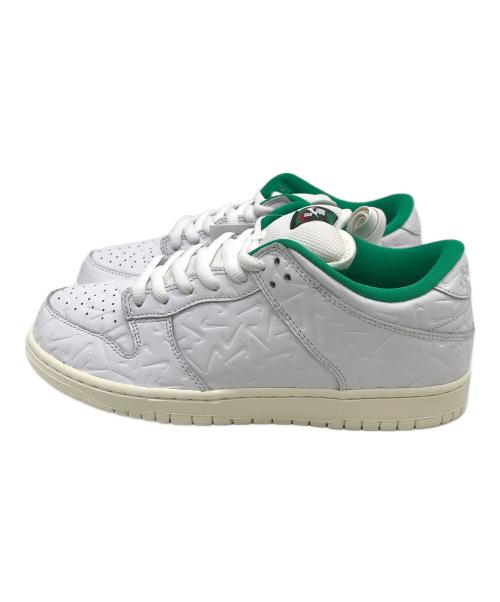 NIKE SB（ナイキエスビー）NIKE SB (ナイキエスビー) ローカットスニーカー WHITE/WHITE-LUCID GREEN-SAIL サイズ:26 未使用品の古着・服飾アイテム
