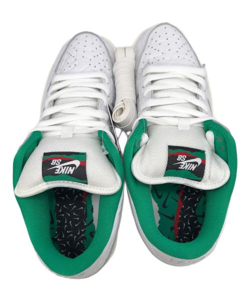NIKE SB（ナイキエスビー）NIKE SB (ナイキエスビー) ローカットスニーカー WHITE/WHITE-LUCID GREEN-SAIL サイズ:26 未使用品の古着・服飾アイテム