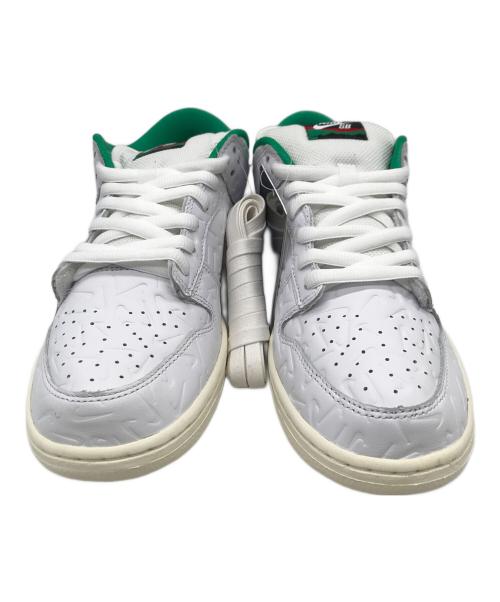 NIKE SB（ナイキエスビー）NIKE SB (ナイキエスビー) ローカットスニーカー WHITE/WHITE-LUCID GREEN-SAIL サイズ:26 未使用品の古着・服飾アイテム