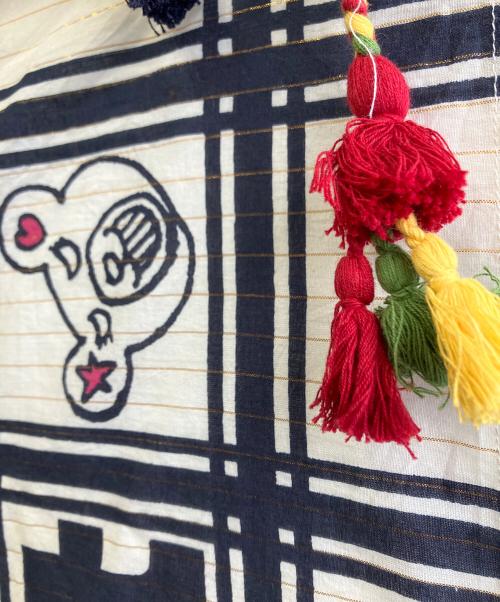 wmmw（ワット・ミー・ミー・ワンツ）wmmw (ワット・ミー・ミー・ワンツ) コットンストール 未使用品の古着・服飾アイテム