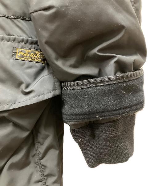 POLO RALPH LAUREN（ポロ・ラルフローレン）POLO RALPH LAUREN (ポロ・ラルフローレン) ダウンコート ブラック×ブラウン サイズ:Lの古着・服飾アイテム
