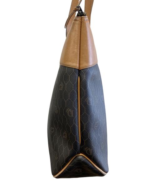 Christian Dior（クリスチャン ディオール）Christian Dior (クリスチャン ディオール) トートバッグ ブラック×ブラウンの古着・服飾アイテム