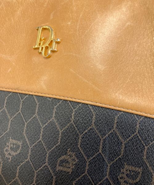 Christian Dior（クリスチャン ディオール）Christian Dior (クリスチャン ディオール) トートバッグ ブラック×ブラウンの古着・服飾アイテム