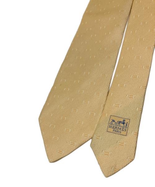 HERMES（エルメス）HERMES (エルメス) ネクタイ イエロー サイズ:不明の古着・服飾アイテム