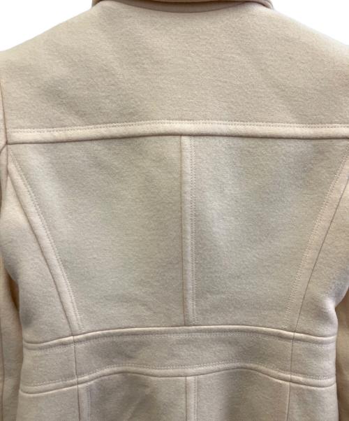 BURBERRY BLUE LABEL（バーバリーロンドンブルーレーベル）BURBERRY BLUE LABEL (バーバリーロンドンブルーレーベル) ウールコート ホワイト サイズ:38の古着・服飾アイテム