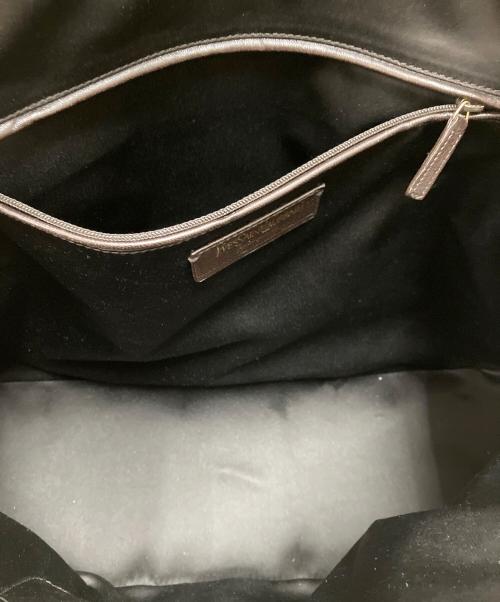 Yves Saint Laurent（イヴサンローラン）Yves Saint Laurent (イヴサンローラン) ハンドバッグ ブラウンの古着・服飾アイテム