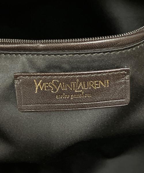 Yves Saint Laurent（イヴサンローラン）Yves Saint Laurent (イヴサンローラン) ハンドバッグ ブラウンの古着・服飾アイテム