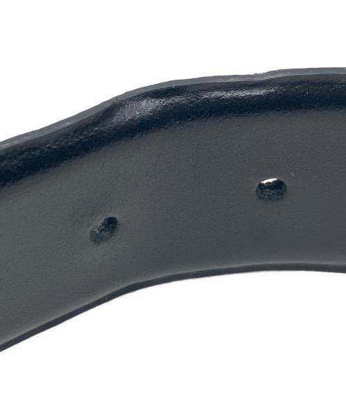 DIESEL（ディーゼル）DIESEL (ディーゼル) レザーベルト ブラック サイズ:75/30の古着・服飾アイテム