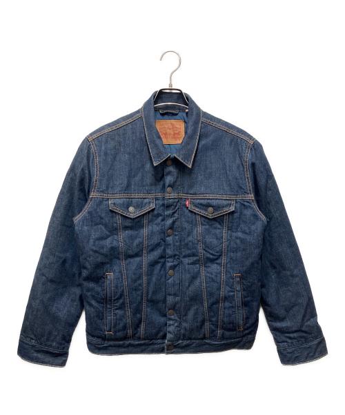 LEVI'S（リーバイス）LEVI'S (リーバイス) ダウンフルジップトラッカージャケット インディゴ サイズ:Mの古着・服飾アイテム
