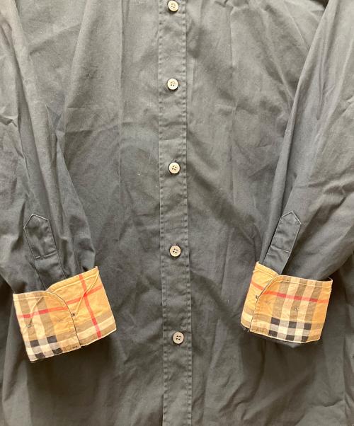 BURBERRY（バーバリー）BURBERRY (バーバリー) 長袖シャツ ブラック サイズ:SPの古着・服飾アイテム