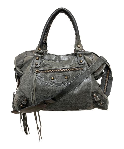 BALENCIAGA（バレンシアガ）BALENCIAGA (バレンシアガ) エディターズバッグ グレーの古着・服飾アイテム