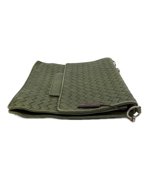 BOTTEGA VENETA（ボッテガベネタ）BOTTEGA VENETA (ボッテガベネタ) チェーンショルダーバッグ グリーンの古着・服飾アイテム